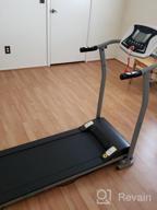img 1 attached to Efficient Home-Based Fitness With A Motorized Folding Treadmill - Tracking Pulse, Safety Key, & LCD Included! review by Buddy Camaney