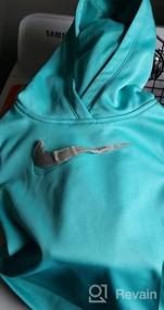 img 2 attached to Nike Therma Swoosh Pullover Одежда для девочек младшего возраста в активном стиле