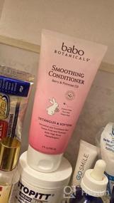 img 7 attached to Babo Botanicals Smoothing Conditioner With Natural Berry And Evening Primrose Oil, Hypoallergenic, Tear-Free, Vegan - 32 Oz. (Family Size) BABO-8019