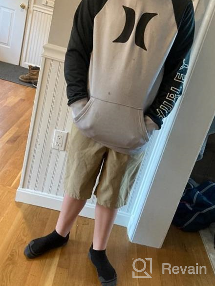 img 1 attached to 👕 Hurley Boys Graphic Hooded Pullover review by John Young