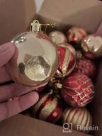 img 1 attached to Black And Gold Shatterproof Christmas Tree Ornaments - 30 Pack Of 2.36 Inch Colored Plastic Baubles For Xmas Tree Décor, Holiday Parties, And Weddings (60Mm) review by Timothy Kiley