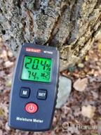 картинка 1 прикреплена к отзыву Цифровой измеритель влажности, детектор утечки воды штифтового типа для дерева, дров, стен, гипсокартона, бумажного кирпича, бетона, строительного материала - Wintact Pocket от Gregory Abercrombie