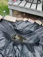 img 1 attached to 6 X 6.6 Feet Black Rubber Pond Liner For Water Garden Ponds, Streams, And Fountains By Firlar review by William Stewart