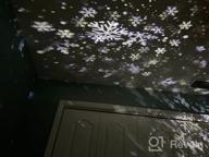 картинка 1 прикреплена к отзыву Transform Your Outdoor Space With Snowflake Projector Lights- Remote Controlled, IP65 Waterproof, Perfect Christmas Gift от Johnny Mcnealy