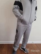img 1 attached to Stylish And Comfortable Men'S Tracksuit With Full Zip Jacket - 2 Piece Sweatsuit Set By MoFiz review by Alex Tilden