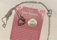 img 1 attached to Stunning UNGENT THEM Silver Interlocking Heart Necklace: Perfect Birthday & Christmas Gifts for Sisters, Best Friends, Women & Teen Girls review by Katie Lee