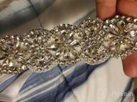 img 1 attached to Lovful Bridal Belt: 22In Rhinestone Wedding Dress Sash With Crystal Ribbon For Women review by Tim Roby