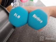 img 1 attached to Non-Slip Neoprene Coated Professional Dumbbells By Bintiva - High-Grade Performer For Effective Workouts review by Sean Skinner