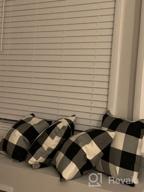 картинка 1 прикреплена к отзыву Farmhouse Chic: Set Of 4 Buffalo Check Plaid Throw Pillow Covers For Home Decor & Living Spaces! от Jean Donjuan