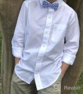 img 1 attached to 👔 Boys' Jacob Alexander Gingham Checkered Pattern Pre-Tied Banded Bow Tie review by Kyle Brown