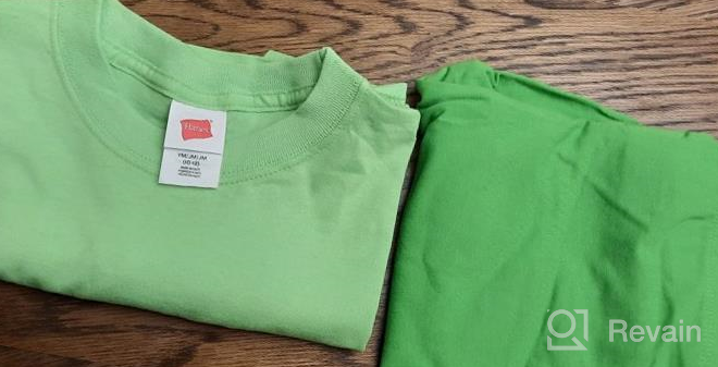 img 1 attached to 👕 Hanes TAGLESS ComfortSoft Crewneck T Shirt: The Ideal Boys' Clothing for Ultimate Comfort review by Jeff Wyble