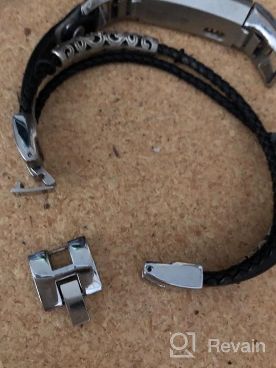img 1 attached to Upgrade Your Fitbit Style With Bayite Leather Bands, Adjustable And Vintage review by Jeremy Miller