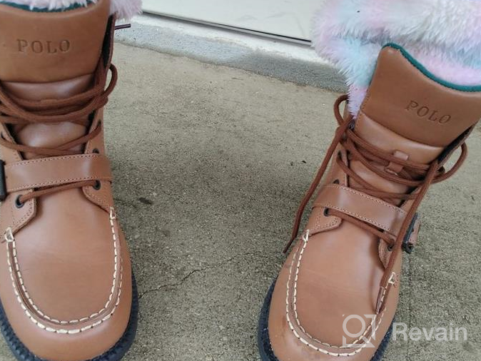 img 1 attached to Polo Ralph Lauren Unisex-Child Ranger Hi II Fashion Boots: Stylish and Versatile Footwear for Kids review by Mark Fleming