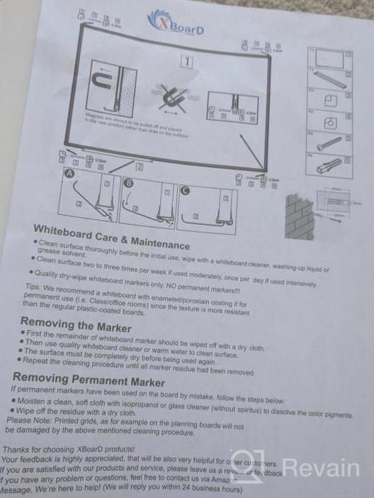 img 1 attached to Efficient Organization At Your Fingertips With XBoard Magnetic Whiteboard Set: 48 X 36 Dry Erase Board With Accessories! review by Solomon Baron
