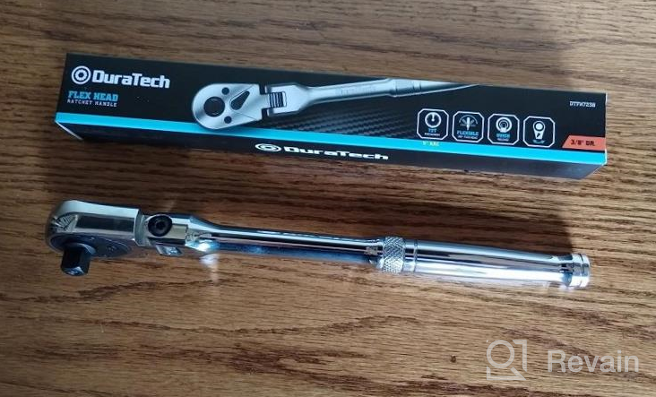 img 1 attached to Flex Head Ratchet Handle And Socket Set By DURATECH - 3/8-Inch Drive, 72-Tooth, Quick Release, Reversible Switch, Full-Polished Chrome Plating, Made From High-Quality Alloy Steel review by Scott Kulothungan