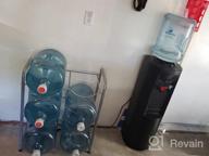 img 1 attached to Organization and Protection with Ationgle 5 Gallon Water Cooler Jug Rack - 3-Tier Bottle Holder for 6 Bottles review by Louis Abrams