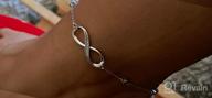 картинка 1 прикреплена к отзыву 🎁 Серебряные браслеты с бесконечностью на щиколотку для женщин - Nieboa S925, классический дизайн украшения, идеальный подарок для мамы, жены, девушки. от Stacy Preddi