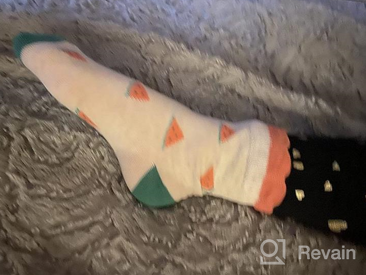 img 1 attached to 🧦 Cozi Foot Little Big Girls Socks: 5 Pairs of Soft Cotton Crew Socks for Cute and Comfortable Kids' Feet review by Barbara Freeman