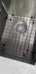 img 6 attached to Protect Your Kitchen Sink With 15"X13" Stainless Steel Grates - Set Of 2 - Sink Bottom Grid And Rack