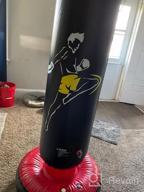 img 1 attached to Unleash Your Child'S Energy With QPAU'S 66 Inch Inflatable Boxing Bag - Perfect For Karate, Taekwondo And MMA Practice! review by Marc Oner