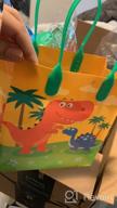 img 1 attached to Dinosaurs Party Favor Treat Bags With Handles, Dinosaur Candy Bags For Kids Birthday Party, Party Supply Decorations Pack Of 12 review by Troy Drake