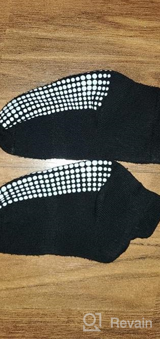 img 1 attached to Keep Your Little Ones Safe And Stylish With CozyWay Non-Slip Baby Socks review by Preston Molden