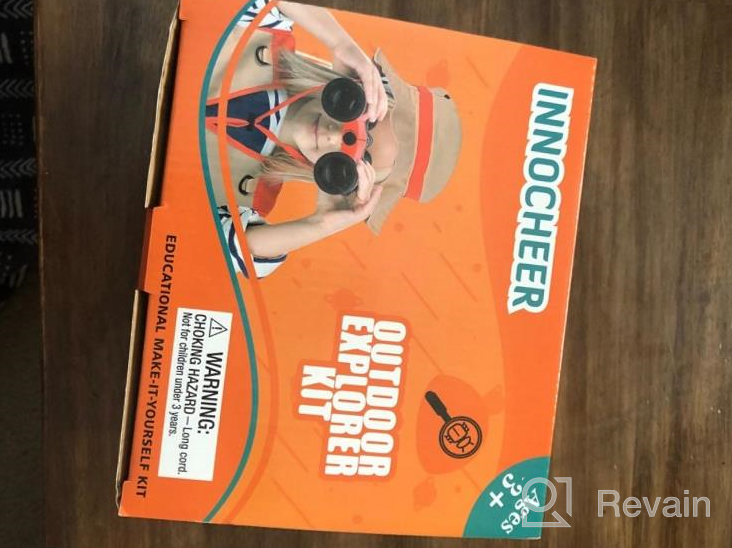 img 1 attached to Exploration Kit For Kids: INNOCHEER Explorer & Bug Catcher Set With Vest, Hat, Binoculars And More! review by Cody Simmons