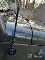 img 1 attached to VOFONO Short Antenna Fits 2007-2023 Jeep Wrangler Gladiator JK JL JT Unlimited. Jeep Wrangler Accessories, 8 Inch Replacement Antenna Jeep Car Truck Antenna For Radio FM AM Reception review by Nicholas Serafini