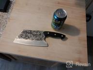 img 1 attached to 7 Inch Japanese VG10 67 Layers Super Steel Santoku Knife - Kitory Damascus Warrior Series With G10 Handle & Gift Box review by Jason Khadka