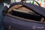 картинка 1 прикреплена к отзыву Canvas Messenger Bag For Men - XINCADA Shoulder Bag With Crossbody Style, Travel Bag And Business Purse For Work от Rudy Barron