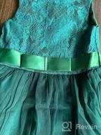 img 1 attached to Glamulice Bridesmaid Wedding Pageant Dresses Girls' Clothing for Dresses review by Sonya Dunn