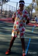 img 1 attached to Men'S Stylish Flower Button Down Hawaiian Shirt & Shorts Set - EISHOPEER Casual Short Sleeve Suits review by Greg Mcnealey