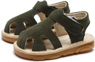 lafegen closed toe toddler boys' sandals with squeakers – available at sandals логотип