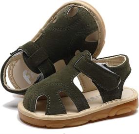 img 3 attached to LAFEGEN Closed Toe Toddler Boys' Sandals with Squeakers – Available at Sandals