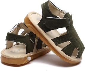 img 2 attached to LAFEGEN Closed Toe Toddler Boys' Sandals with Squeakers – Available at Sandals