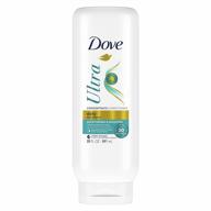 dove ultra daily moisture concentrate conditioner for dry hair moisturizes and smooths in 30 seconds, with fast-detangle technology and 2x more washes 20 oz logo