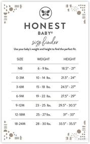 img 1 attached to 👶 HonestBaby Organic Cotton 2-Piece Snug Fit Pajama Set: Comfort and Quality for Your Little One