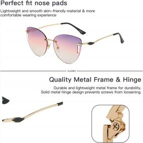 img 2 attached to Vintage Oversized Sunglasses With Metal Frame, UV400 Protection For Men And Women - Ideal For Trendy Driving Style | LIFOOST