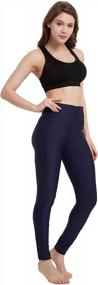 img 1 attached to Stay Safe In The Sun With Ubestyle Women'S UPF 50+ High Waisted Leggings For Swimming