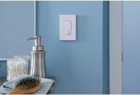 img 1 attached to Lutron MSCL-OP153M-WH Maestro LED+ Motion Sensor Dimmer Switch No Neutral Required White