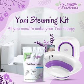 img 1 attached to Fivona Yoni Steam Kit: Blue Moon Recipe For Over Toilet Seat Detox & PH Balance