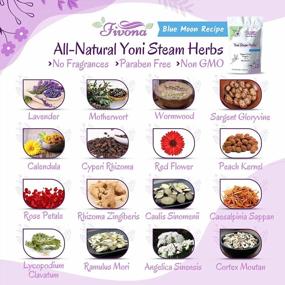 img 2 attached to Fivona Yoni Steam Kit: Blue Moon Recipe For Over Toilet Seat Detox & PH Balance