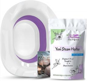 img 4 attached to Fivona Yoni Steam Kit: Blue Moon Recipe For Over Toilet Seat Detox & PH Balance