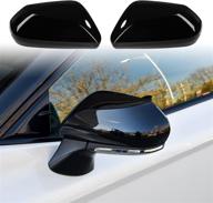 🔲 cke glossy black mirror cover rearview mirror guard covers for toyota camry 2018-2022, door side moulding exterior decoration trims & accessories логотип