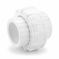 1.5 inch hydroseal pvc pipe fitting, white union jetstream with epdm o-ring for sch80 schedule - socket x socket, f1970 compatible logo