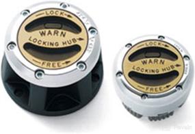 img 1 attached to 🔒 Premium Manual Locking Hubs with Dual Seals & Zinc Aluminum Dial for Chrome Trucks - 1 Pair