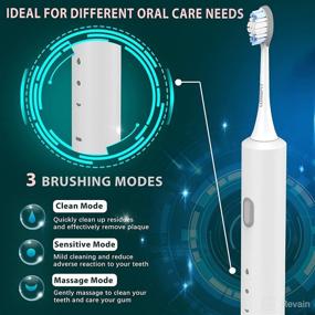 img 3 attached to 🪥 Enhanced Electric Toothbrush: Ultrasonic, Sensitive Replacement for Optimal Dental Care