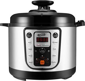 img 4 attached to Housmile 8-In-1 Programmable Pressure Cooker With 6-Quart Capacity: Slow Cooker, Rice Cooker, Sauté, Steamer, Warmer, And More For Versatile One-Pot Meals.