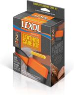 🧽 2-step lexol leather care sponge kit for car leather, furniture, shoes, bags, and accessories - includes leather conditioner and cleaner logo
