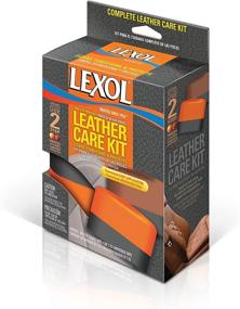 img 4 attached to 🧽 2-Step Lexol Leather Care Sponge Kit for Car Leather, Furniture, Shoes, Bags, and Accessories - Includes Leather Conditioner and Cleaner